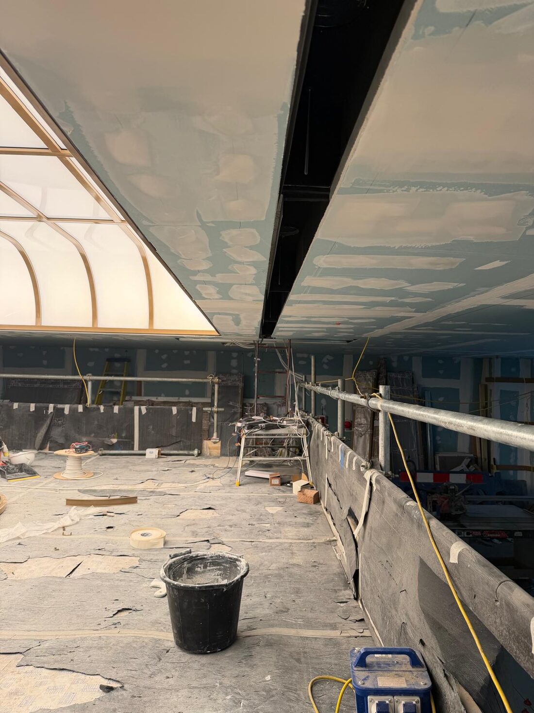 The Landmark London hotel pool, under construction