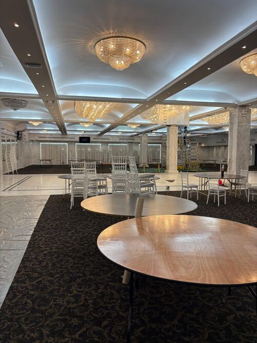 Kervan Banqueting Suite interior fit-out, London